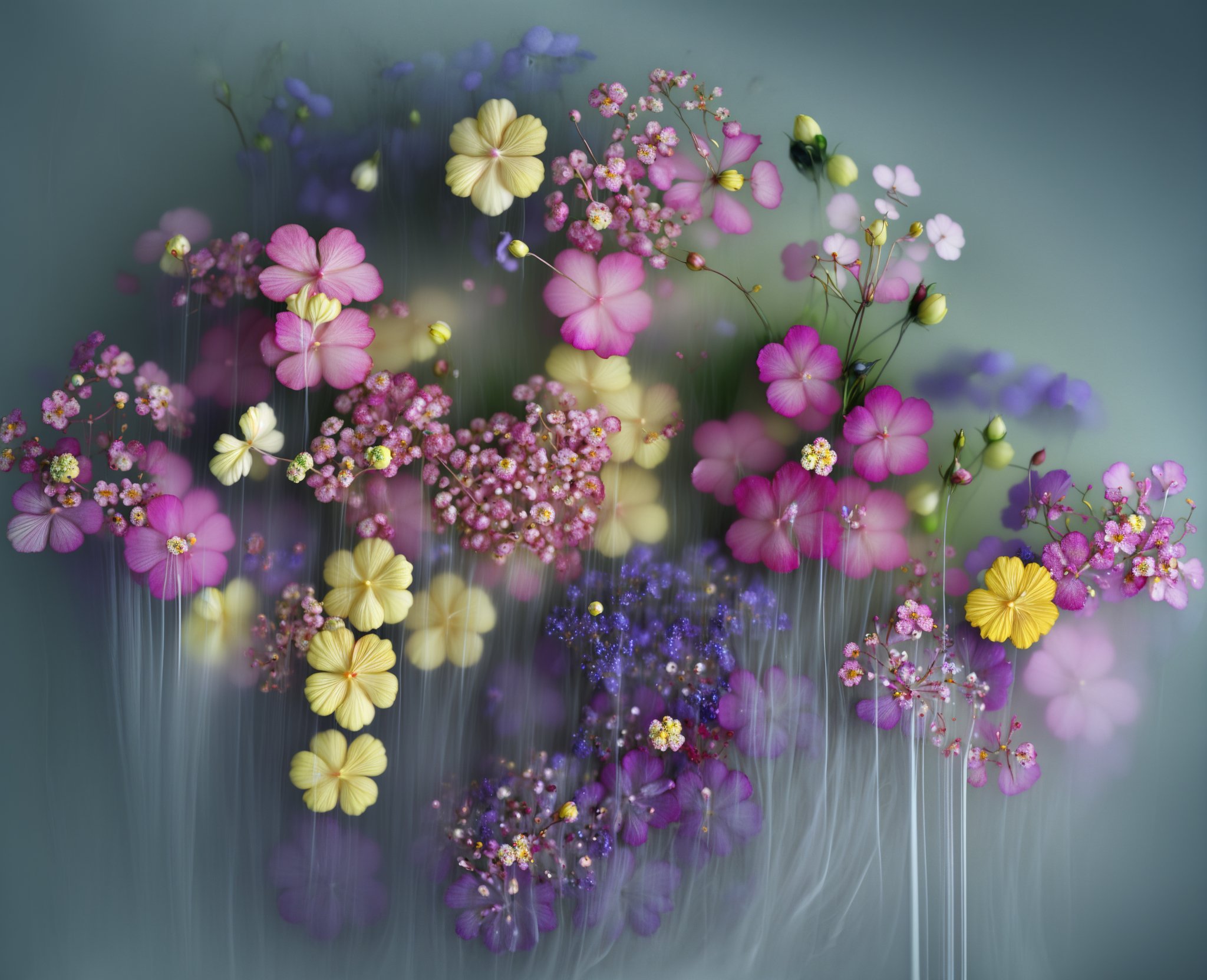 00500-3458203315-there are many different flowers in a vase with a blurry background, by Helene Schjerfbeck, nebulous bouquets, luminous flowers,.jpg